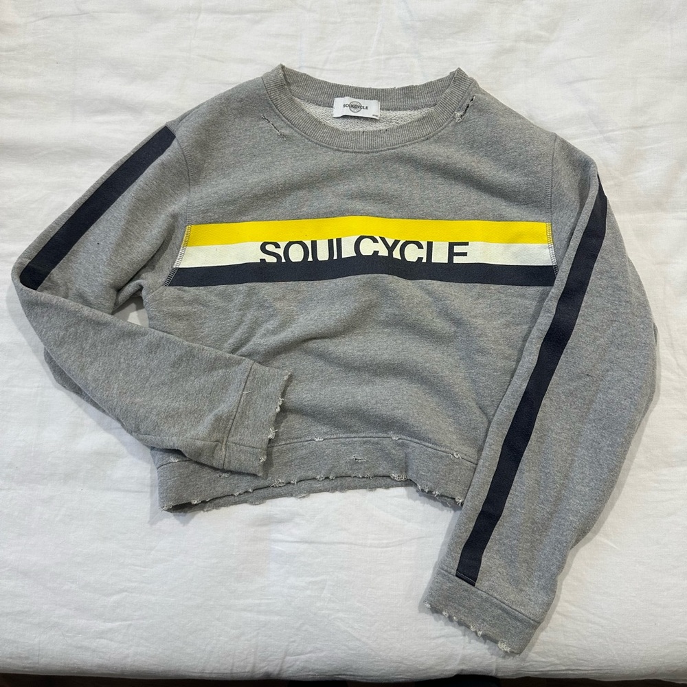 SoulCycle Gray Crewneck Sweatshirt